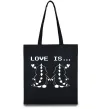 Еко-сумка LOVE IS... (DYNO) Чорний фото