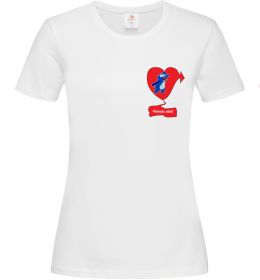 Жіноча футболка -Тронула мене! Стіч