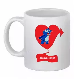 Чашка керамическая Stitch Белый фото