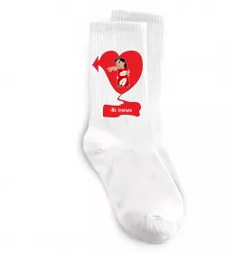 Носки -Не трогала! Ліло Белый фото