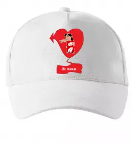 Кепка -Не трогала! Ліло Білий фото