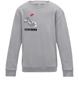 Детский Свитшот Винос мозку. Джері Серый меланж фото