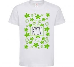 Дитяча футболка Киев каштаны, дит 7- 8 розмір