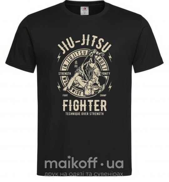 Чоловіча футболка Jiu Jitsu 4XL Чорний фото