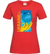 Жіноча футболка ukraine home 1991 Червоний Жіноча футболка ukraine home 1991 Червоний фото