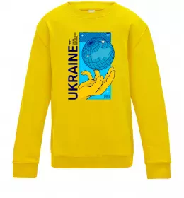 Детский Свитшот Ukraine home Лаймовый фото