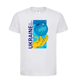 Детская футболка ukraine home 1991 Белый фото