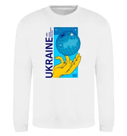 Світшот ukraine home 1991 Білий фото