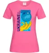 Жіноча футболка ukraine home 1991 Яскраво-рожевий Жіноча футболка ukraine home 1991 Яскраво-рожевий фото