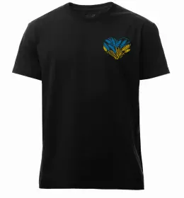 Мужская премиум футболка Ластівка Герб ВИШИВКА Белый фото