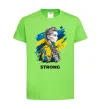 Детская футболка Ukraine strong Лаймовый фото