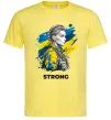Мужская футболка Ukraine strong Лимонный Мужская футболка Ukraine strong Лимонный фото