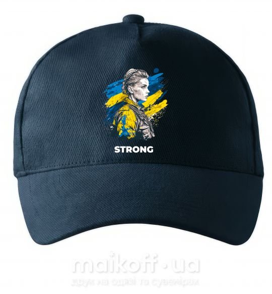 Кепка Ukraine strong Темно-синій фото