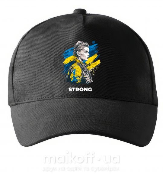 Кепка Ukraine strong Чорний фото
