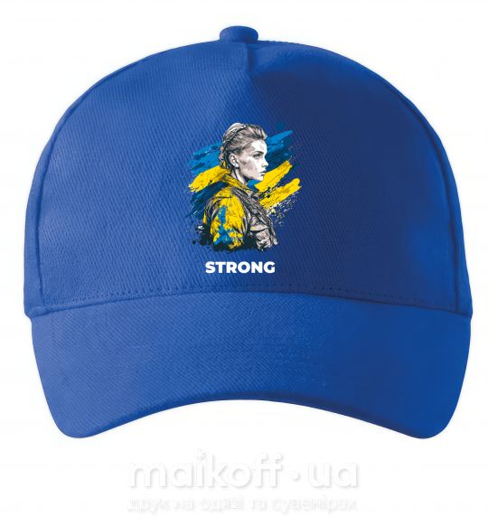 Кепка Ukraine strong Ярко-синий фото