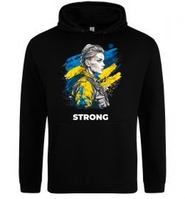 Женская толстовка (худи) Ukraine strong