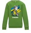 Детский Свитшот Ukraine strong Лаймовый фото