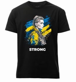 Чоловіча преміум футболка Ukraine strong