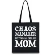 Эко-сумка Chaos manager mom Черный фото