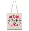 Еко-сумка Mom of the year Бежевий Еко-сумка Mom of the year Бежевий фото