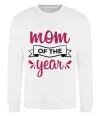 Свитшот Mom of the year Белый фото