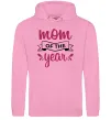 Жіноча толстовка (худі) Mom of the year Рожевий фото