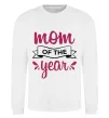 Свитшот Mom of the year Белый фото