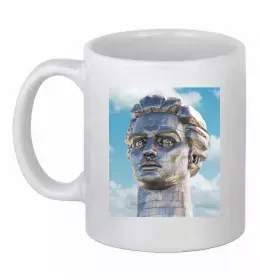 Чашка керамічна Батьківщина-Мати портрет Білий фото