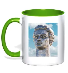 Чашка с цветной ручкой