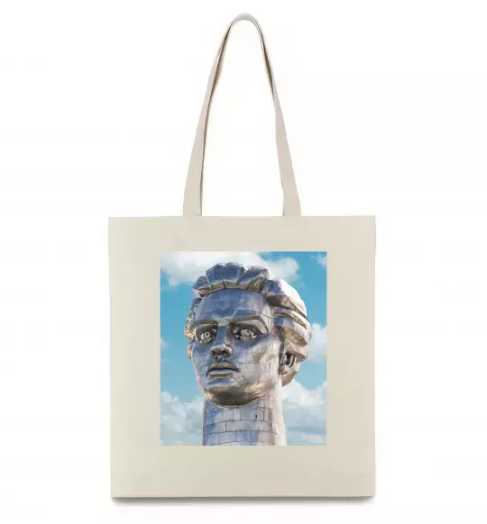 Эко-сумка Батьківщина-Мати портрет Бежевый фото