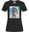 Жіноча футболка Батьківщина-Мати портрет Чорний фото