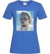 Жіноча футболка Батьківщина-Мати портрет Яскраво-синій фото