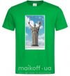 Мужская футболка Батьківщина-Мати Зеленый фото