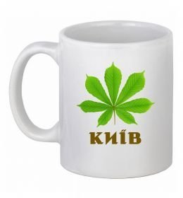 Чашка керамическая Київ каштан