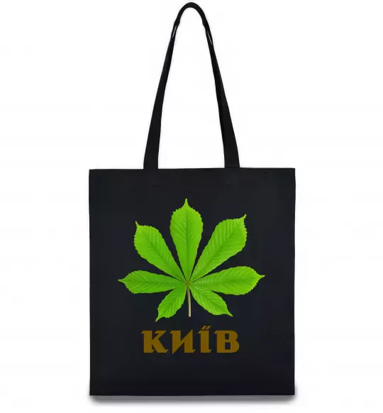 Эко-сумка Київ каштан Черный фото