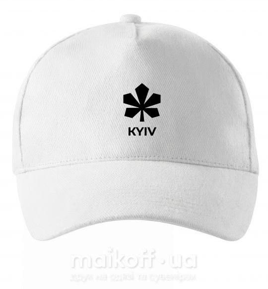 Кепка Київ каштан емблема Білий фото