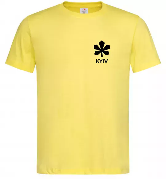 Мужская футболка Київ каштан емблема Лимонный фото