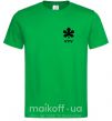 Мужская футболка Київ каштан емблема Зеленый фото