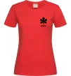 Жіноча футболка Київ каштан емблема Червоний Жіноча футболка Київ каштан емблема Червоний фото
