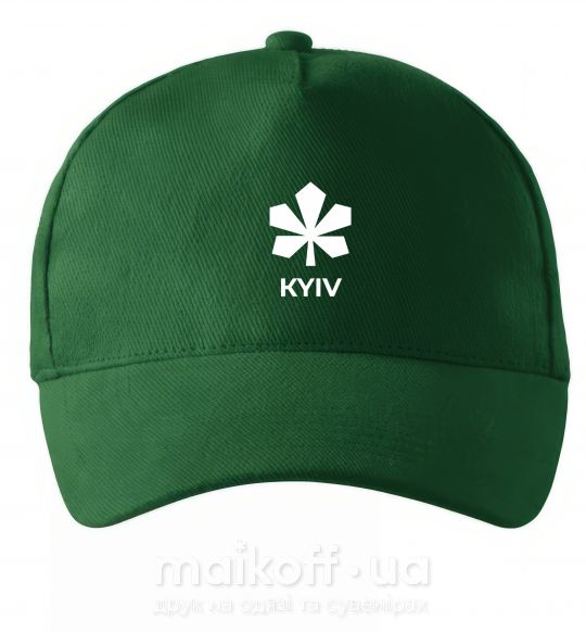 Кепка Київ каштан емблема Темно-зелений фото