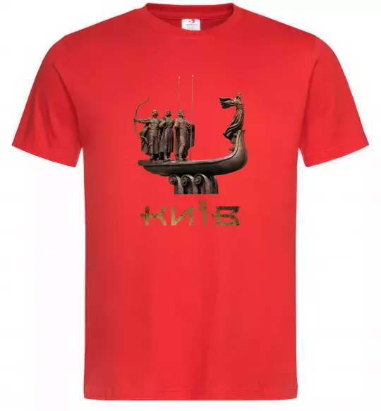 Мужская футболка Київ Кий Щек Хорив Красный фото