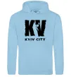 Чоловіча толстовка (худі) KV Kyiv City Блакитний фото