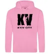 Жіноча толстовка (худі) KV Kyiv City Рожевий фото