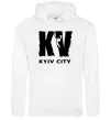 Жіноча толстовка (худі) KV Kyiv City Білий Жіноча толстовка (худі) KV Kyiv City Білий фото