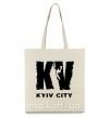 Эко-сумка KV Kyiv City Бежевый фото