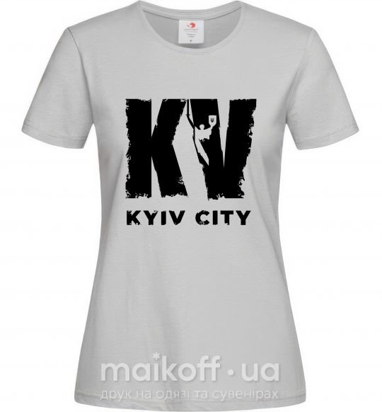 Женская футболка KV Kyiv City Серый фото