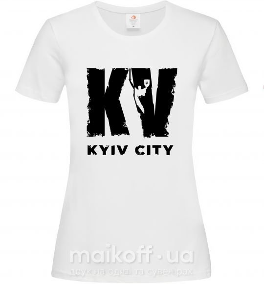Женская футболка KV Kyiv City Белый фото