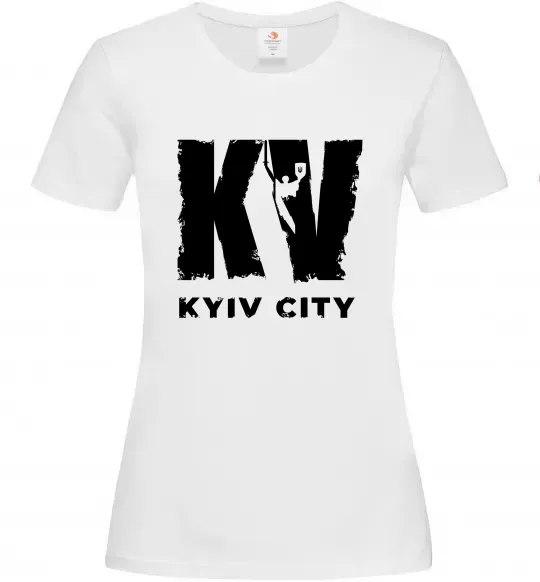 Женская футболка KV Kyiv City Белый фото