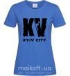 Женская футболка KV Kyiv City Ярко-синий фото