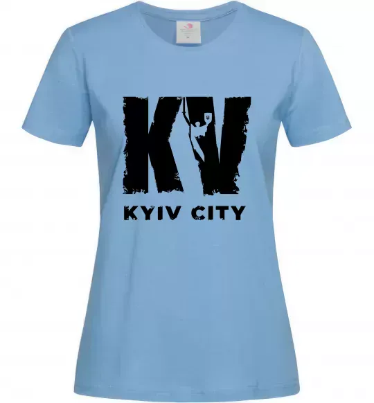 Женская футболка KV Kyiv City Голубой фото
